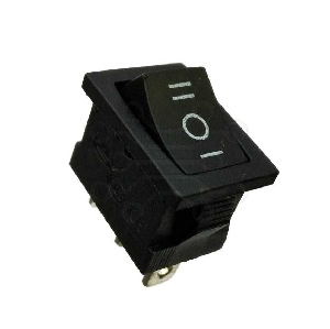 Переключатель MRS-103A ЧЕРНЫЙ 3PIN (ON-OFF-ON) 6A 250V