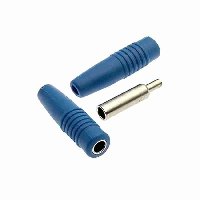 Гнездо Z041 4MM CABLE JACK BLUE