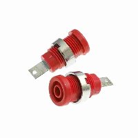 Гнездо Z013 4MM PANEL JACK RED