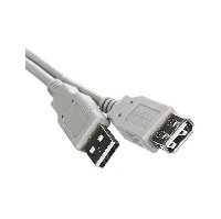 Кабель  USB AM-AF  5.0M V2.0 5BITES UC5011-050C СЕРЫЙ